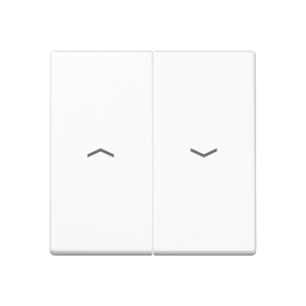 JUNG A 500 Белая Клавиша 2-ая жалюзийная