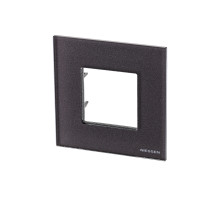 ABB NIE Zenit Стекло кофейное Рамка 1-я 2 мод