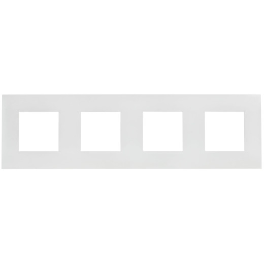 SKANDY Рамка 4-мест. SK-F04W арк. бел. IEK