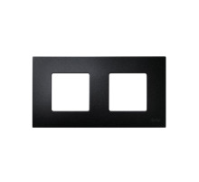 Simon 27 Play Артик Черный Рамка-декор 2-ая