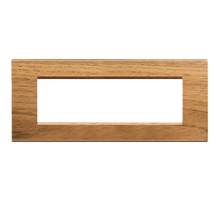 BT LL Европейский орех Рамка прямоугольная, 7 модулей.