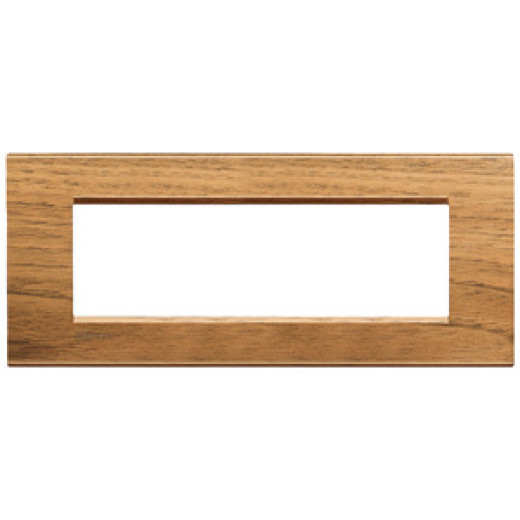 Livinglight Рамка прямоугольная, 7 модулей, цвет Европейский орех