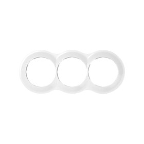 Simon 88 Белая Рамка 3-ая круглая