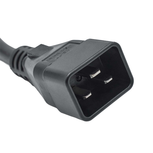 Кабель питания DKC, IEC320 С19 - IEC320 C20, 1.0м, 3x2,5мм