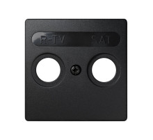 Simon 73 loft Графит Накладка R-TV-SAT