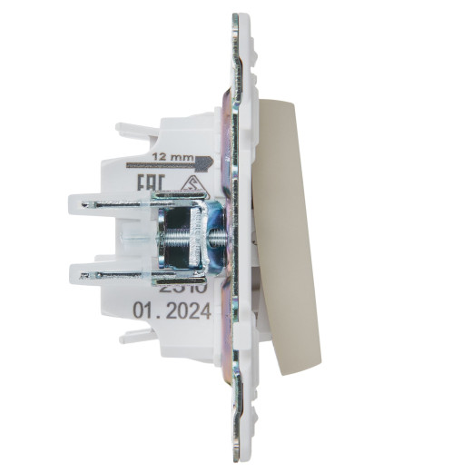 SKANDY Выключ. 1-кл. перекр. 10А SK-V03B беж. IEK