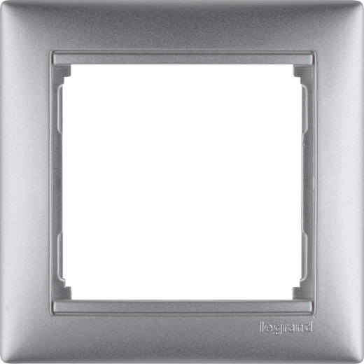 Рамка 1 пост - Legrand Valena - алюминий