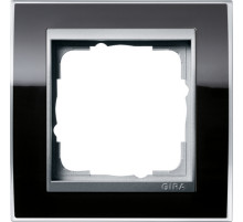 Gira Event Clear Черный/Алюминий Рамка 1-ая