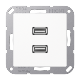 JUNG A500 Накладка 2xUSB