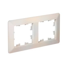 Systeme Electric AtlasDesign Air Жемчуг/дымчатый белый Рамка 2-ая