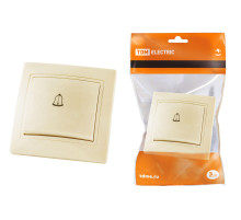 TDM Кнопка звонковая 6А сл. кость 