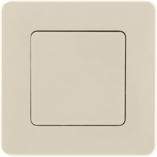 Переключатель одноклавишный IP44 - Legrand/Daccord Inspiria - 10АХ 250В безвинтовые зажимы - слоновая кость
