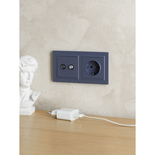 BRITE Рамка 2-мест. РУ-2-БрМ мар. IEK