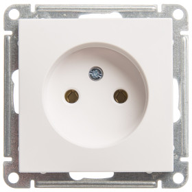 Systeme Electric Wessen 59 Бел Розетка б/з без шторок, 16А