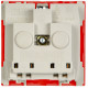 РКС-20-32-П-К Розетка с з/к 2к (2 мод) ПРАЙМЕР красная IEK