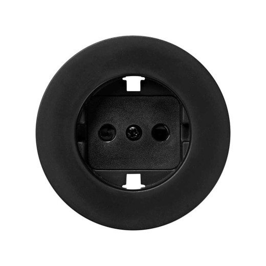 Simon 88 Графит Накладка розетки 1-ая с/з