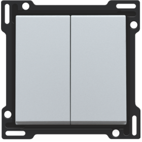 Niko Серебро Клавиша двойная