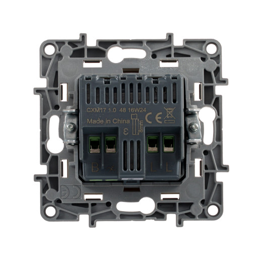 Диммер поворотно-нажимной универсальный LED - Legrand Etika - 300Вт без нейтрали - слоновая кость