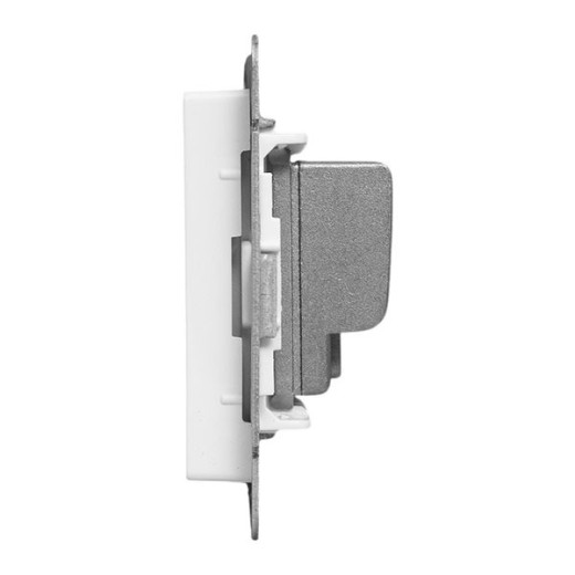 Механизм розетки TV, опроходная, белый Эпика EKF