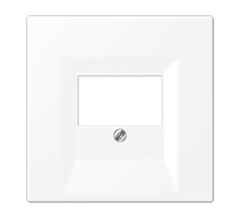 JUNG LS 990 Белый матовый Плата для USB-зарядных устройств и TAE-розеток, фиксация винтом