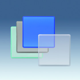 Simon 27 Play Серая прозрачная Накладка на выключатель, декоративная, сменная, широкая