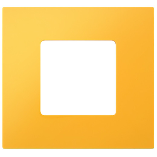 Simon 27 Жёлтый Рамка-декор 3 поста, Play