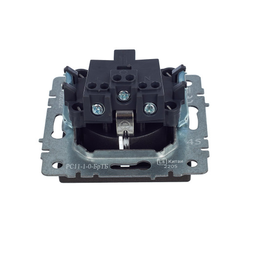 BRITE Роз. с з/к без з/ш 16А РС11-1-0-БрТБ бр. IEK