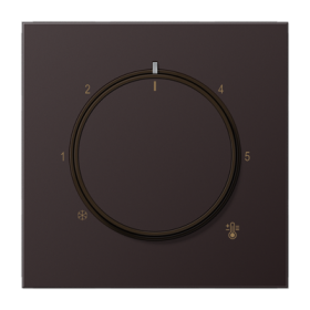 JUNG Kрышка для термостатов, серия LS 990, алюминий, dark