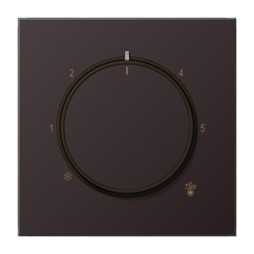 Kрышка для термостатов, серия LS 990, алюминий, dark