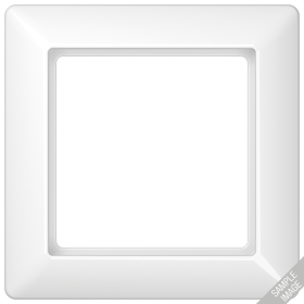 JUNG Рамка 2-кратная для вертикальной и горизонтальной установки термопласт, красная