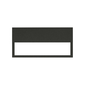 Simon 100 Черный матовый Рамка «минимум» на 2 поста