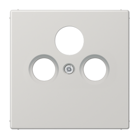 JUNG LS 990 Светло-серая Накладка TV-SAT-FM розетки