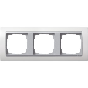 Gira Event Бел матовый/Алюминий Рамка 3-ая