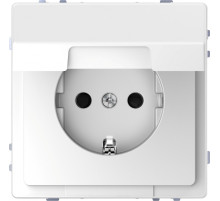 Schneider Electric Merten D-Life Белый Лотос Розетка 16А с/з и крышкой IP20