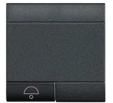 BT LL Антрацит Клавиша Лампа, размер 2 модуля.