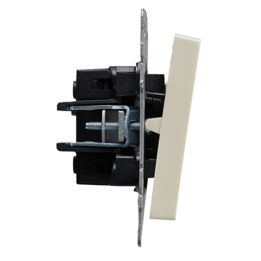 BRITE Выключ. 2-кл. прох. 10А ВС10-2-6-БрКр беж. IEK