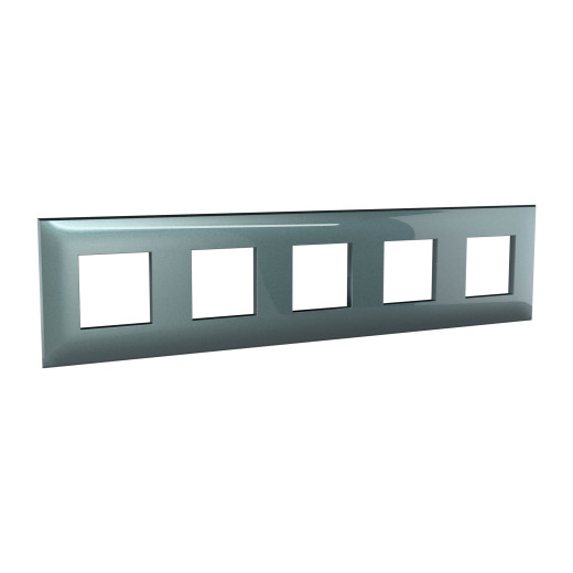 Рамка 5 постов (10 мод.), Avanti, сине-зеленый жемчуг