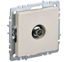 IEK BRITE BASE Бежевый Розетка TV оконечная РТВ11-0-БрКр