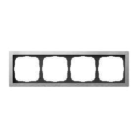 Systeme Electric ArtGallery Pure Металл Алюминий Рамка 4-ая