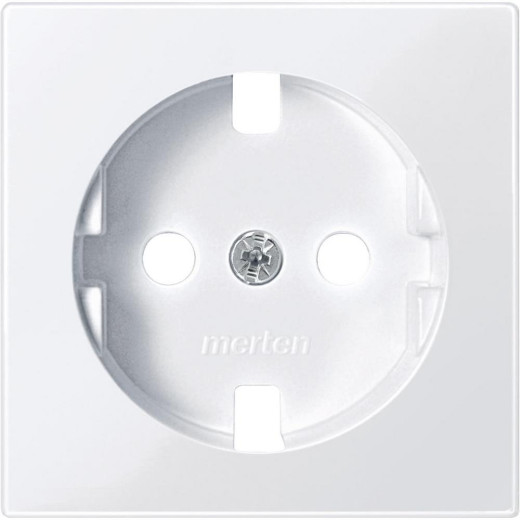 MERTEN ЦЕНТР.ПЛАТА д/мех-ма роз. б/усиленной защиты, АКТИВНЫЙ БЕЛЫЙ, QF SM