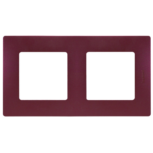 Рамка 2 поста - Legrand Etika - сливовый