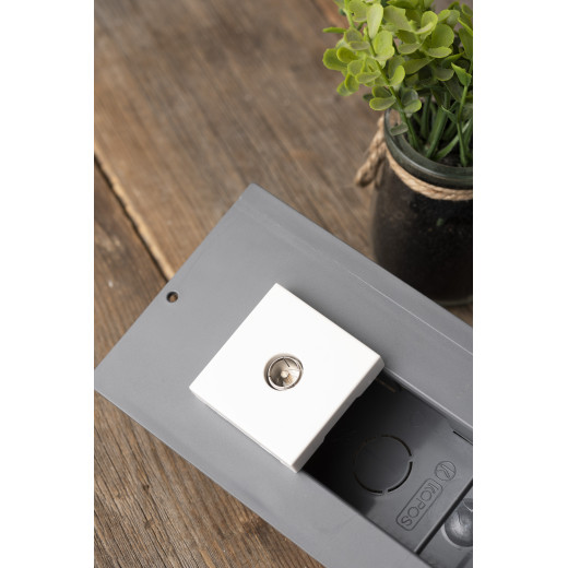 Розетка ТВ, 2 модуля EKF