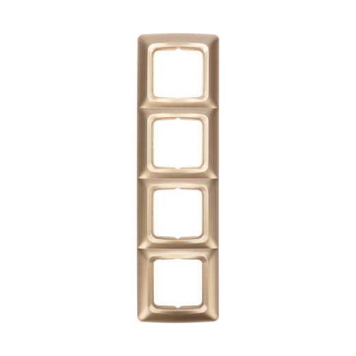 DEA Рамка 4-я горизонтальная Золотой Металлик KRANZ