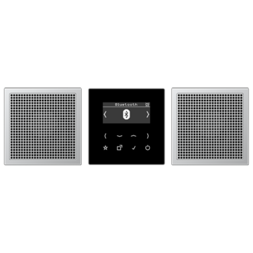 Смарт радио DAB+ Bluetooth, стерео, черный/алюминий