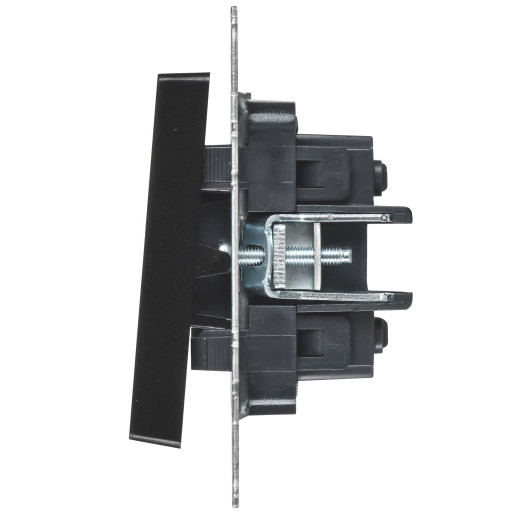 BRITE Выключ. 2-кл. перекр. 10А ВС10-2-3-БрЧ черн. IEK