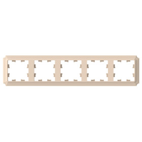 Systeme Electric AtlasDesign Antique Песочный Рамка 5-ая, универсальная