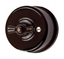 BIRONI Лизетта Керамика Коричневый Выключатель 2-кл