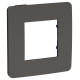 UNICA STUDIO рамка 1-постовая, ДЫМЧАТО-СЕРЫЙ/антрацит