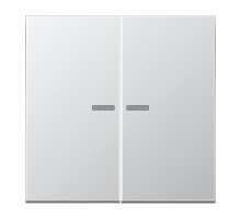 JUNG LS 990 Алюминий Клавиша 2-ая с/п