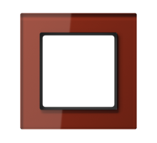 JUNG A creation Стекло Красный Оксид Рамка 1-ая